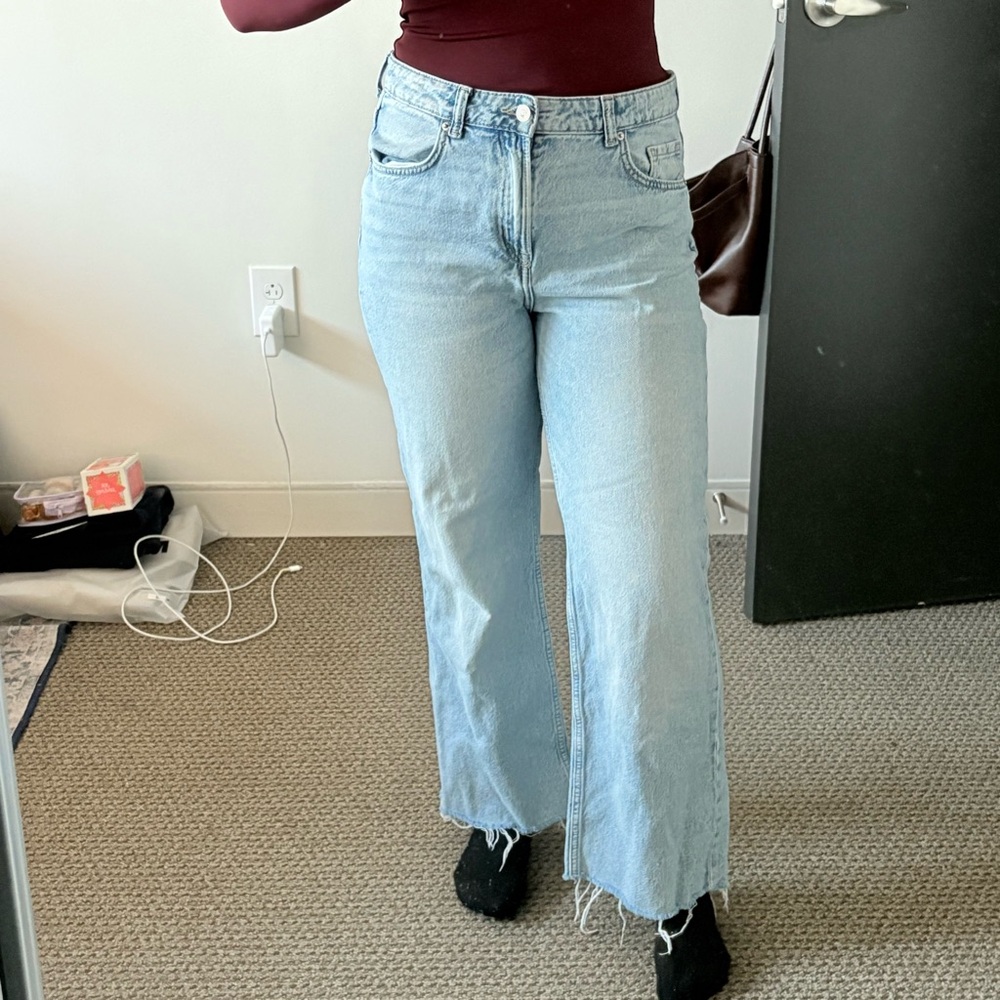 H&M Wide High Jeans